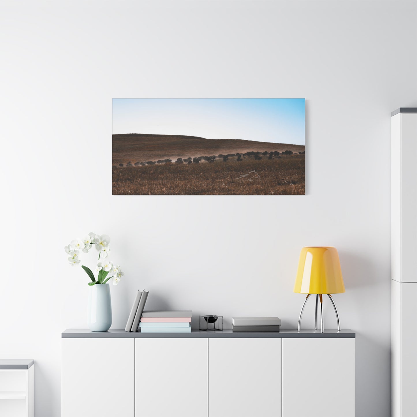 Buffalo Herd Canvas