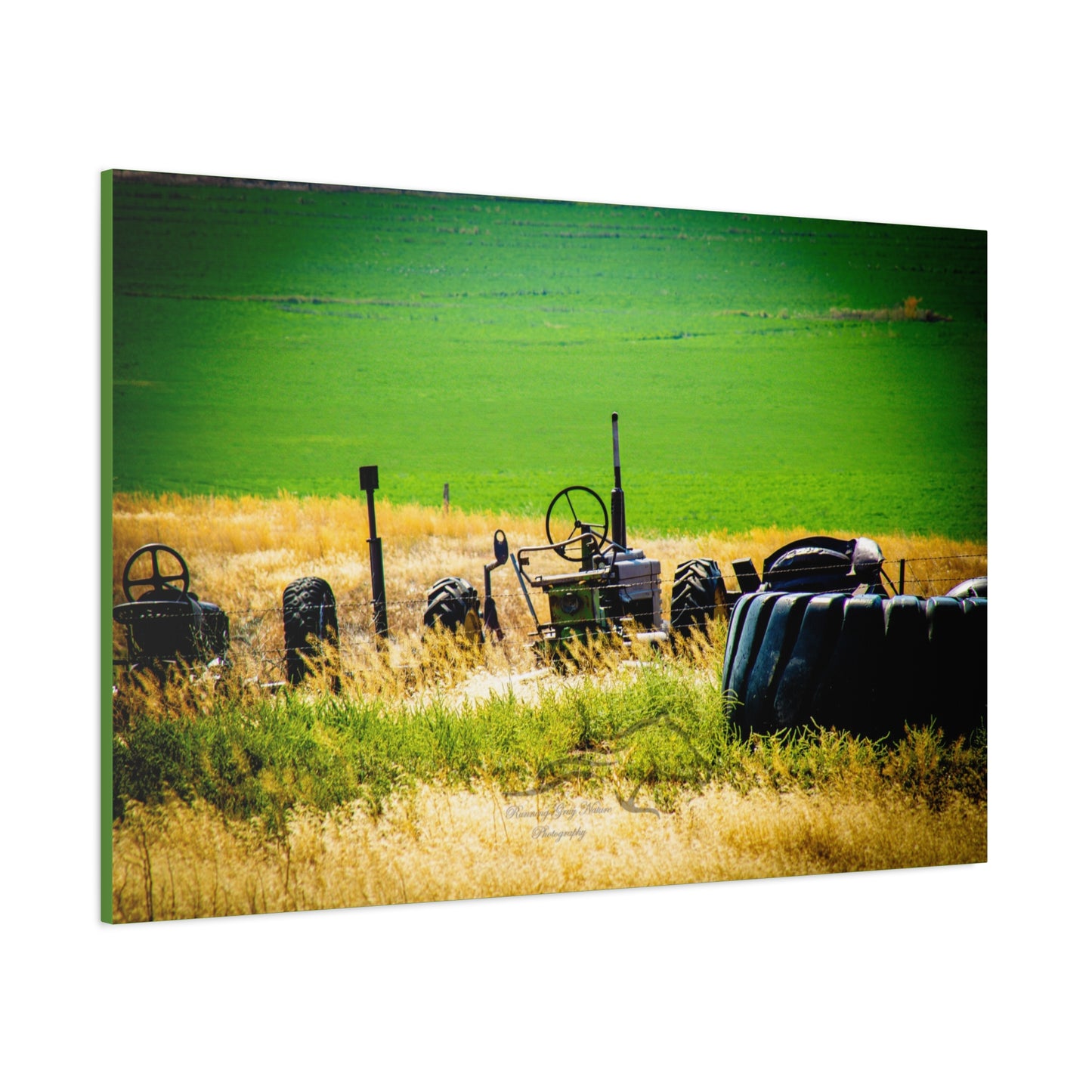 Rustic Tractor Canvas
