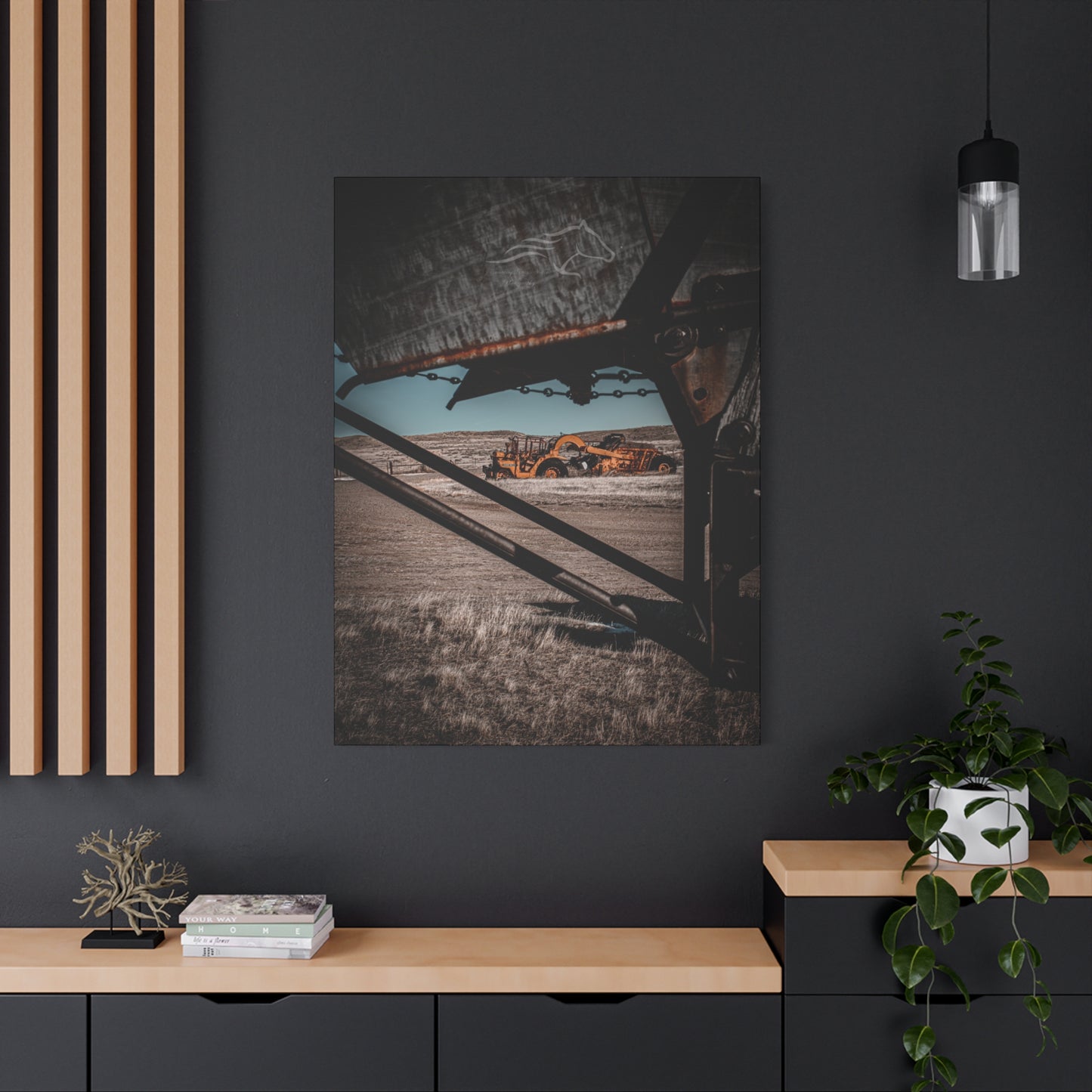 Rustic Yellow John Deer Canvas