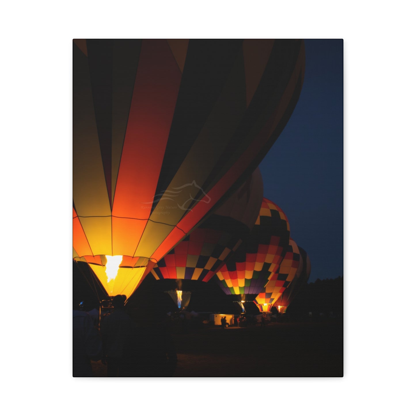 Vibrant Hot Air Balloon Canvas