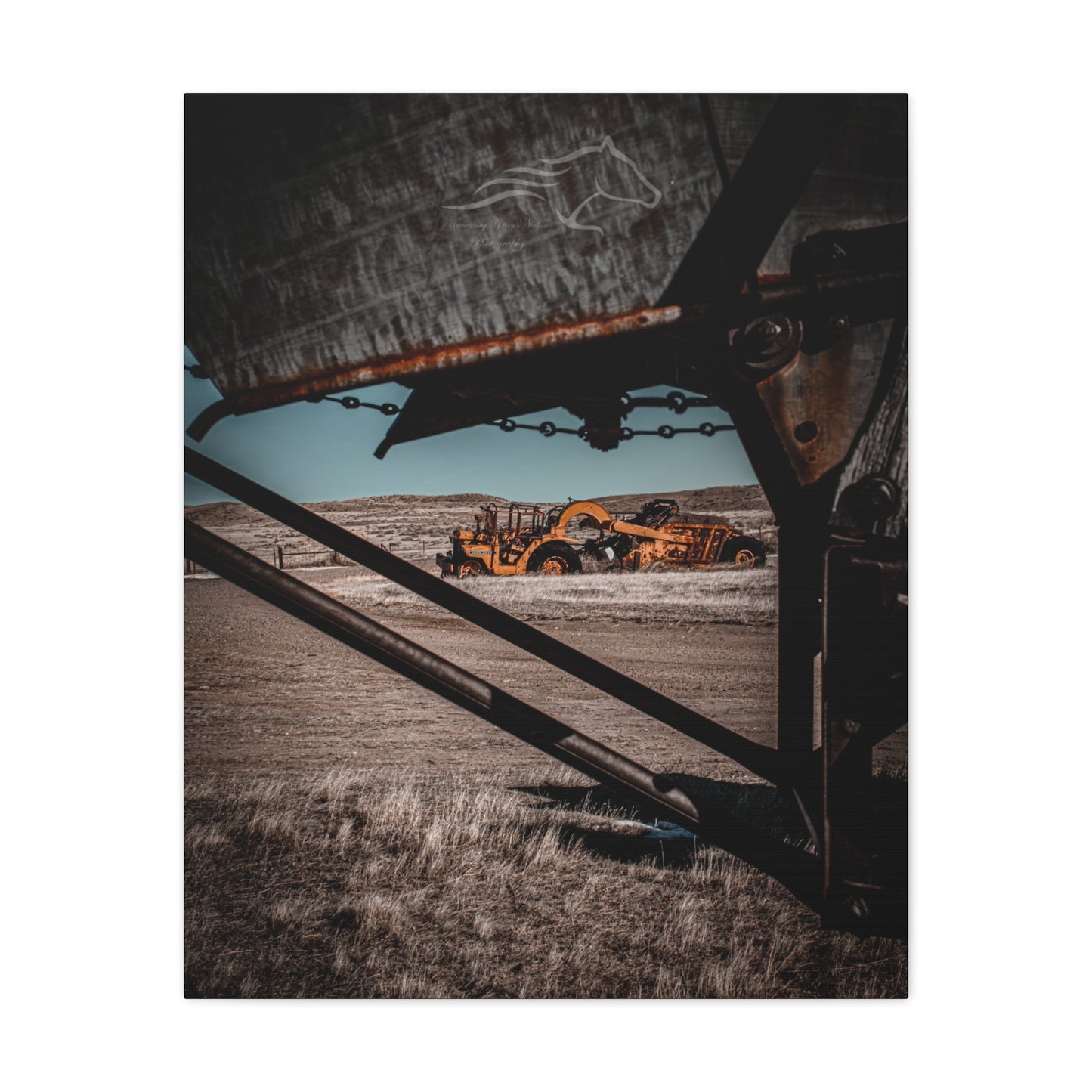 Rustic Yellow John Deer Canvas