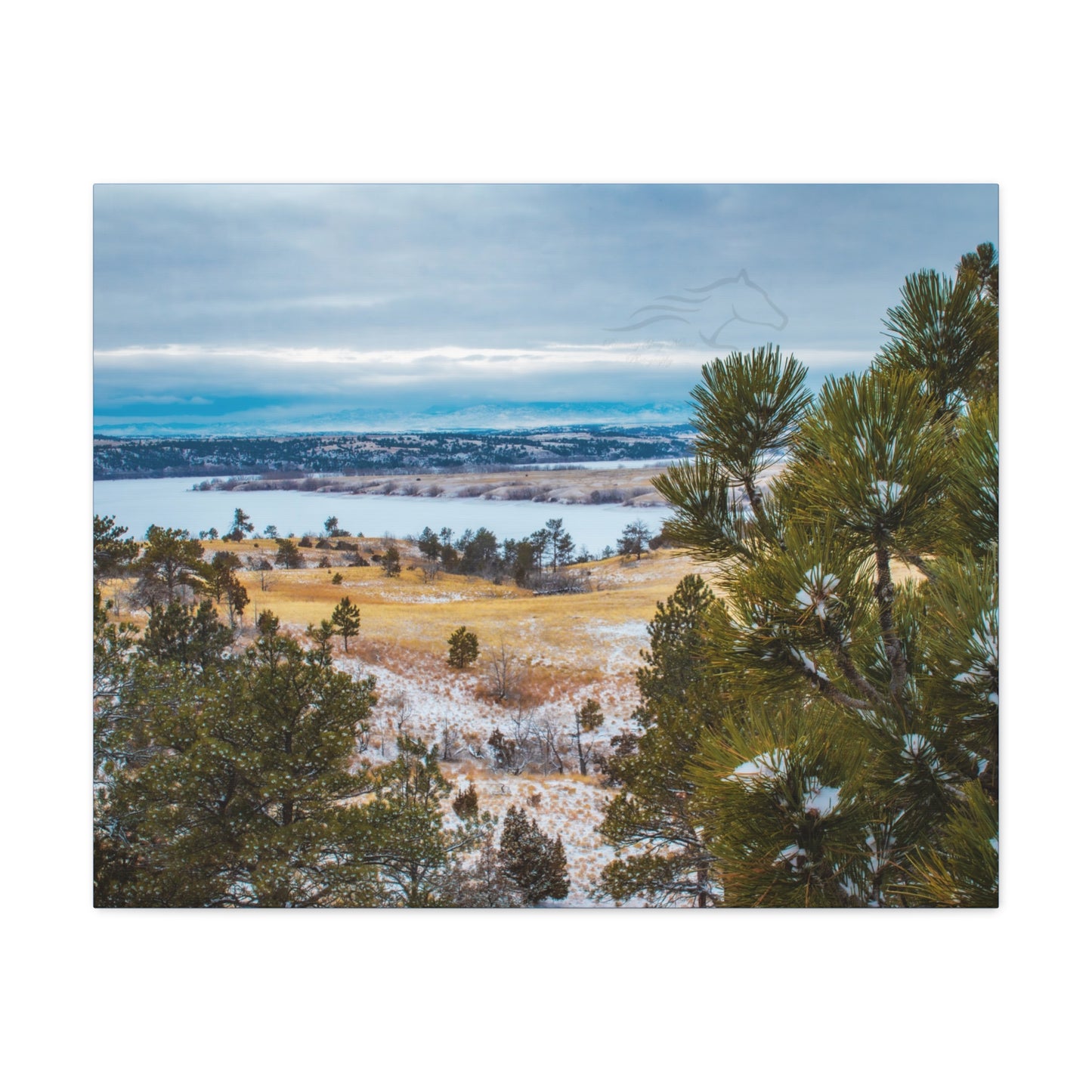 Guernsey View Wyoming Canvas